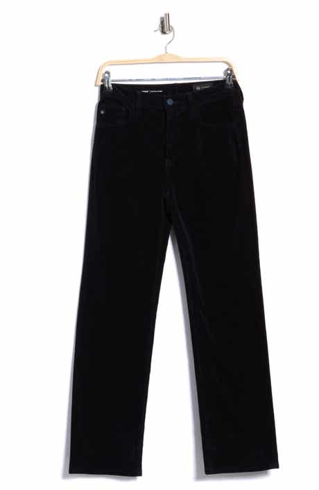 Brinley Mid Rise Straight Leg Corduroy Pants