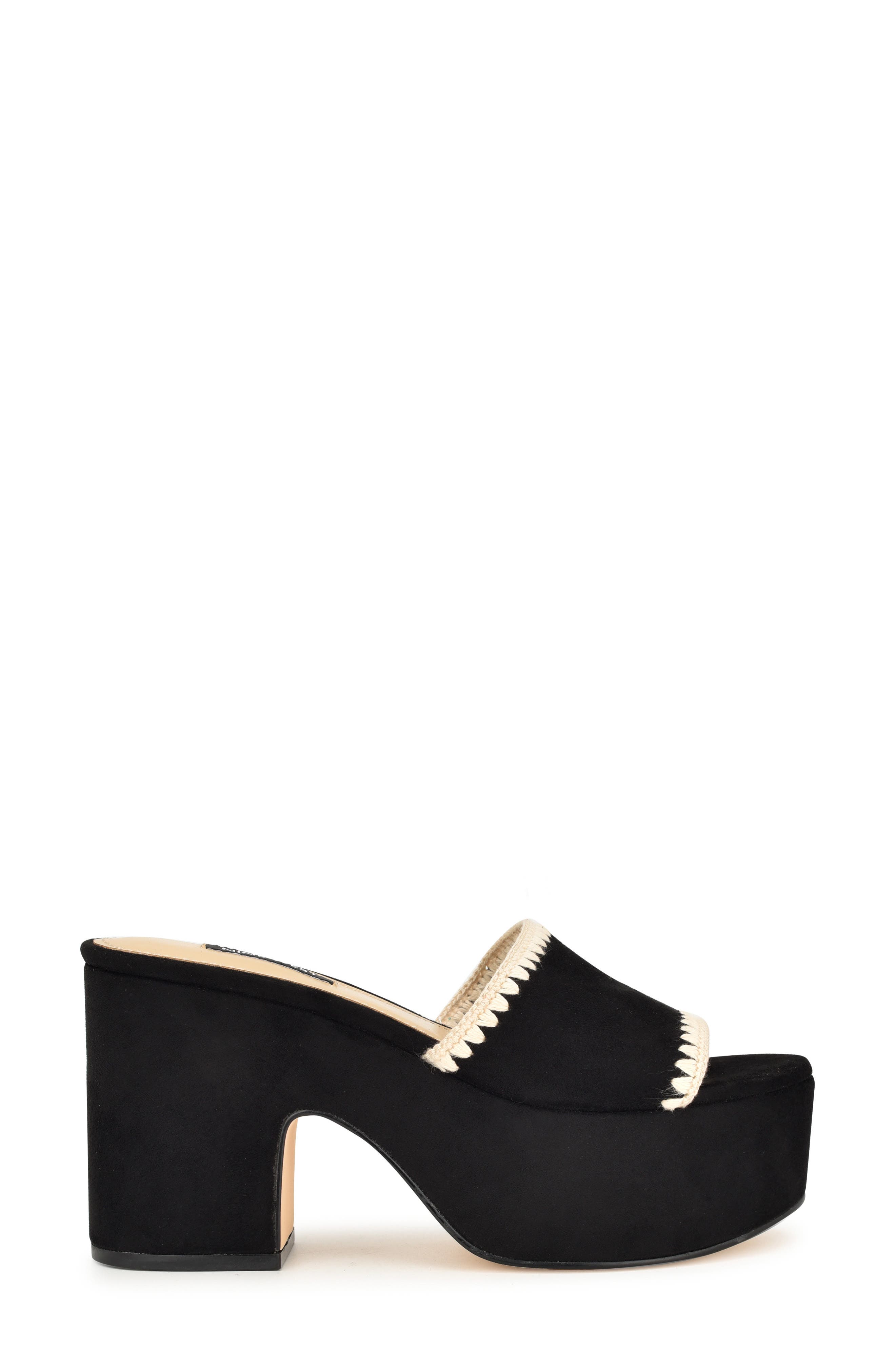 Nine West Yickie Platform Slide Sandal, Alternate, color, 