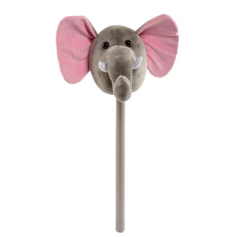 Plush Action Elephant Stick with Music