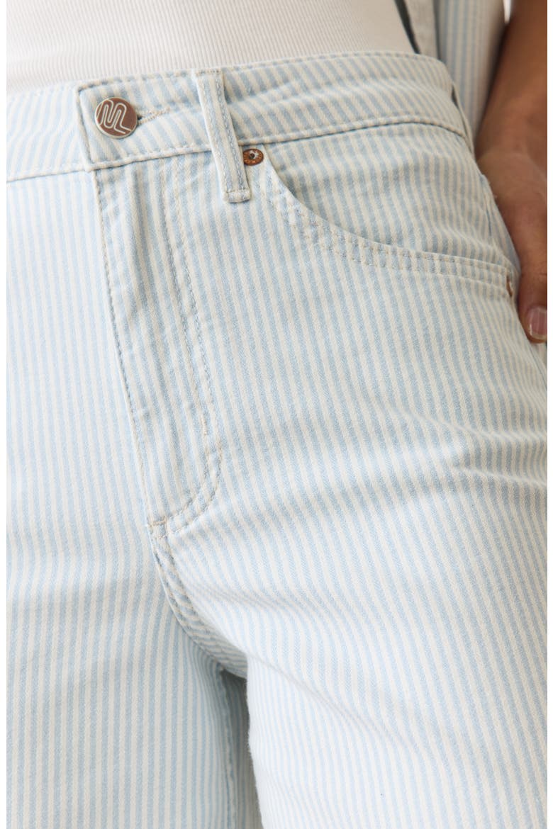 Railroad Stripe Wide Leg Jeans, Alternate, color, RAILROAD STRIPE