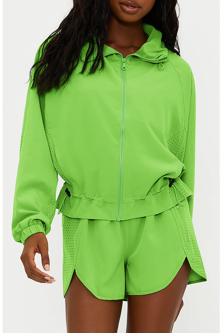 Casen Zip-Up Jacket, Main, color, PALM GARDEN GREEN