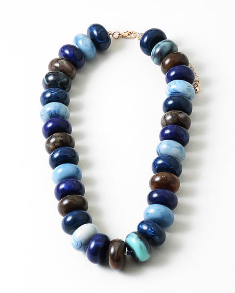 Blue Note Beaded Necklace