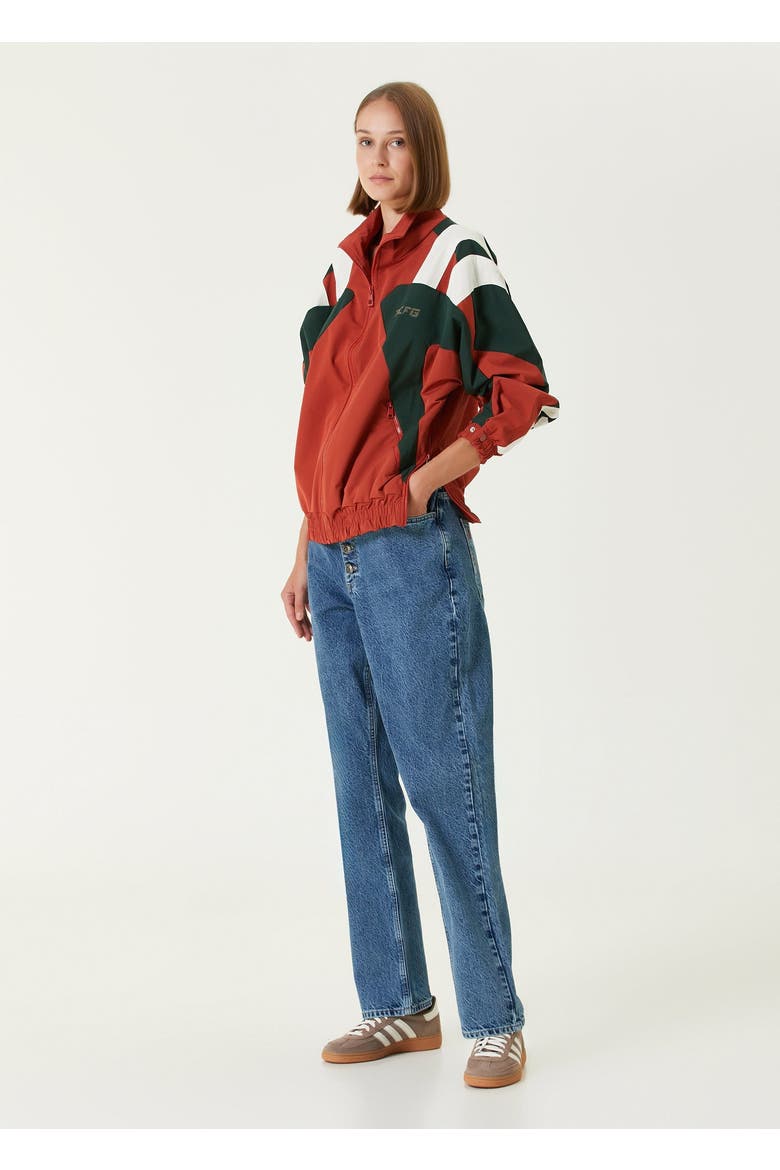 Boomerang Track Jacket, Alternate, color, Leopard