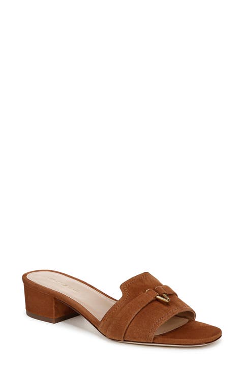 【SALE】SUEDE SANDALS Good American Standout Square Toe Suede GA023S Size 6