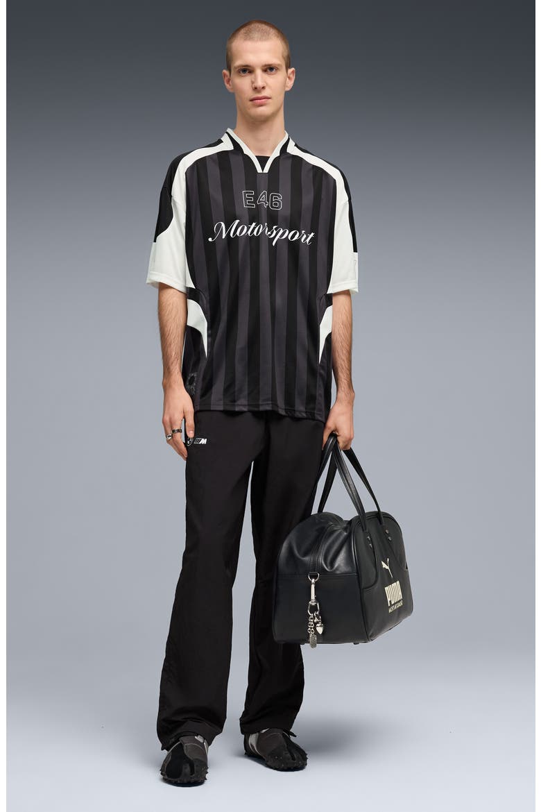 BMW M Motorsport Lifestyle Short Sleeve Jersey, Alternate, color, PUMA BLACK