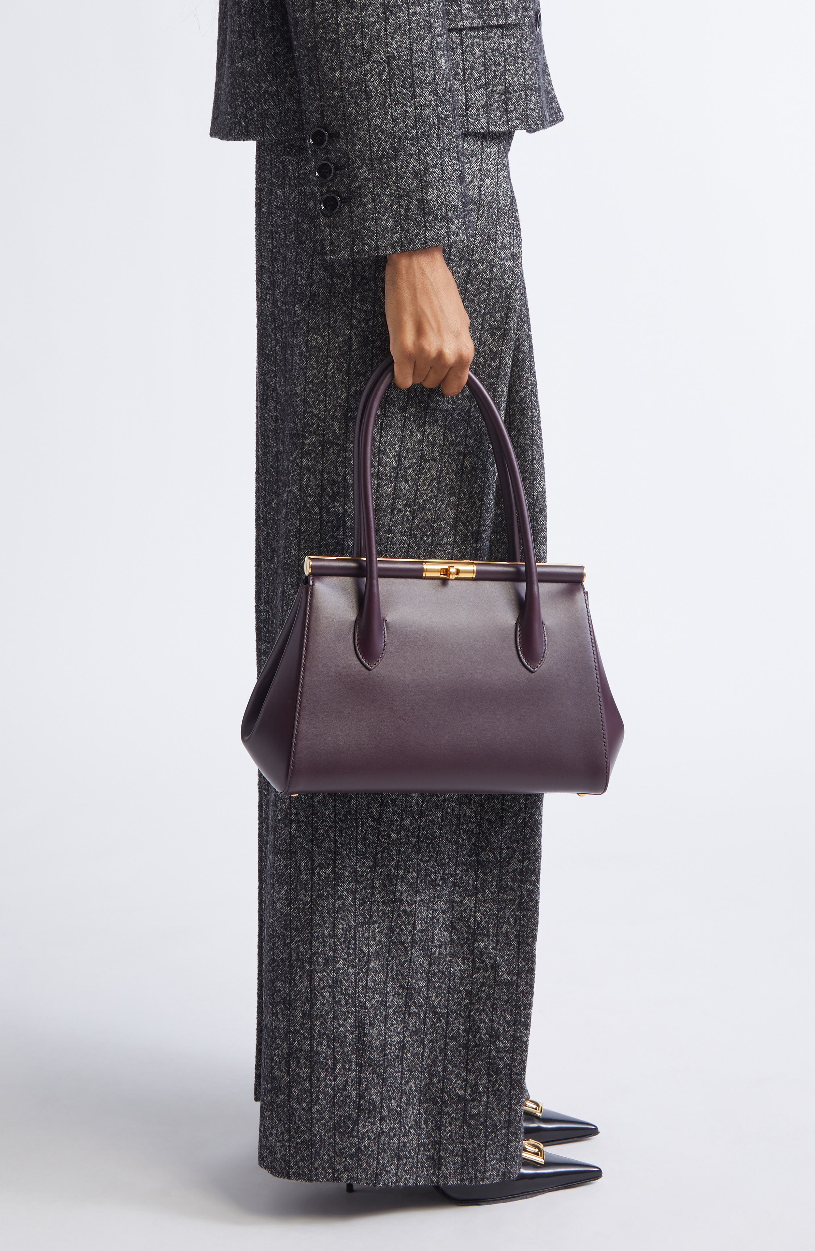 Dolce&Gabbana Marlene Everyday Bag, Alternate, color, 8M073 Mosto