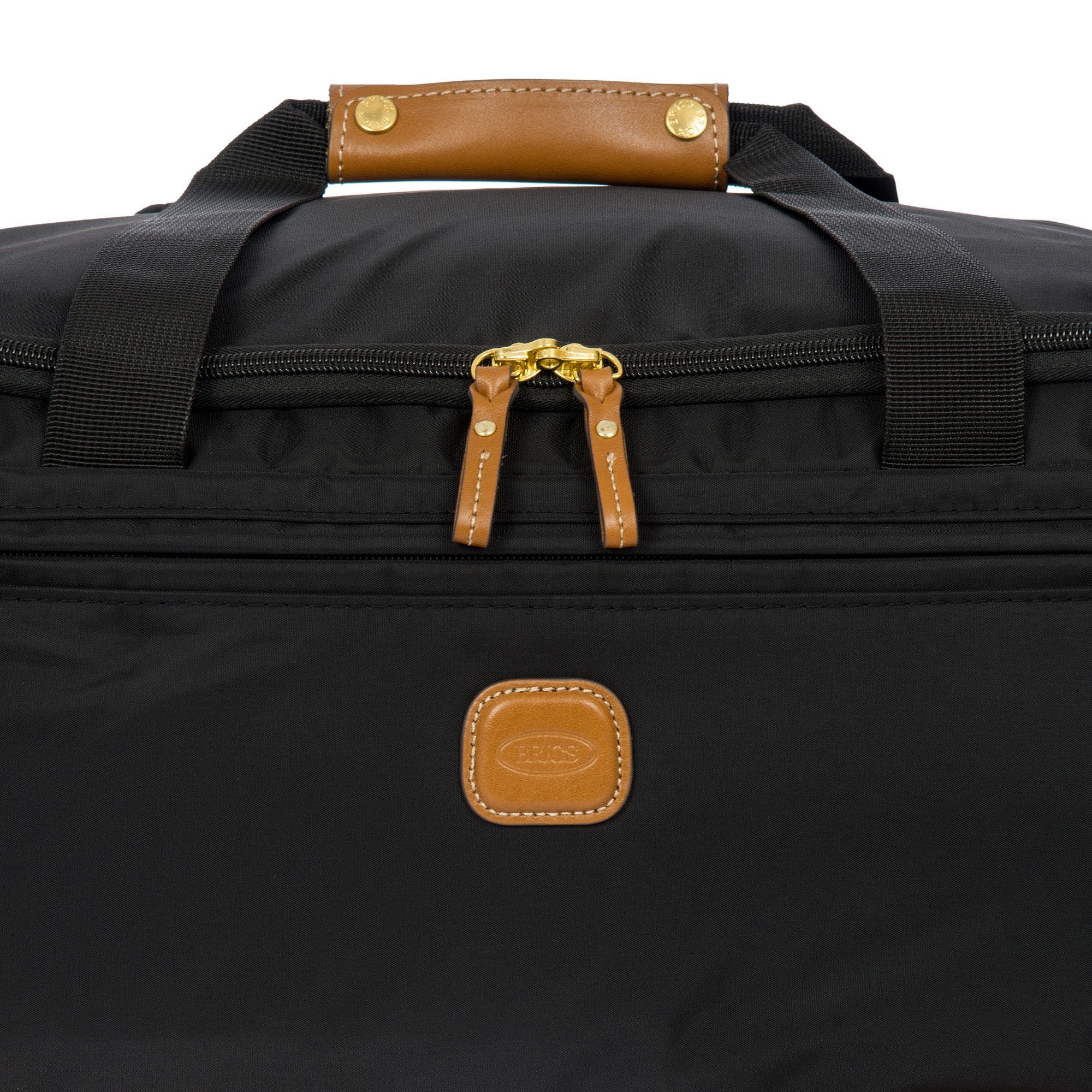 Bric's Luggage X-Bag 21-Inch Carry-On Rolling Duffel, Black, Alternate, color, Black