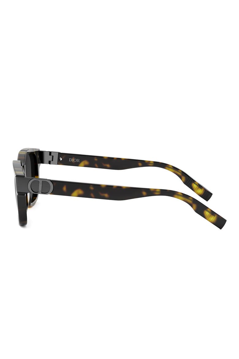 CD Icon S1I 54mm Mirrored Geometric Sunglasses, Alternate, color, DARK HAVANA / SMOKE MIRROR