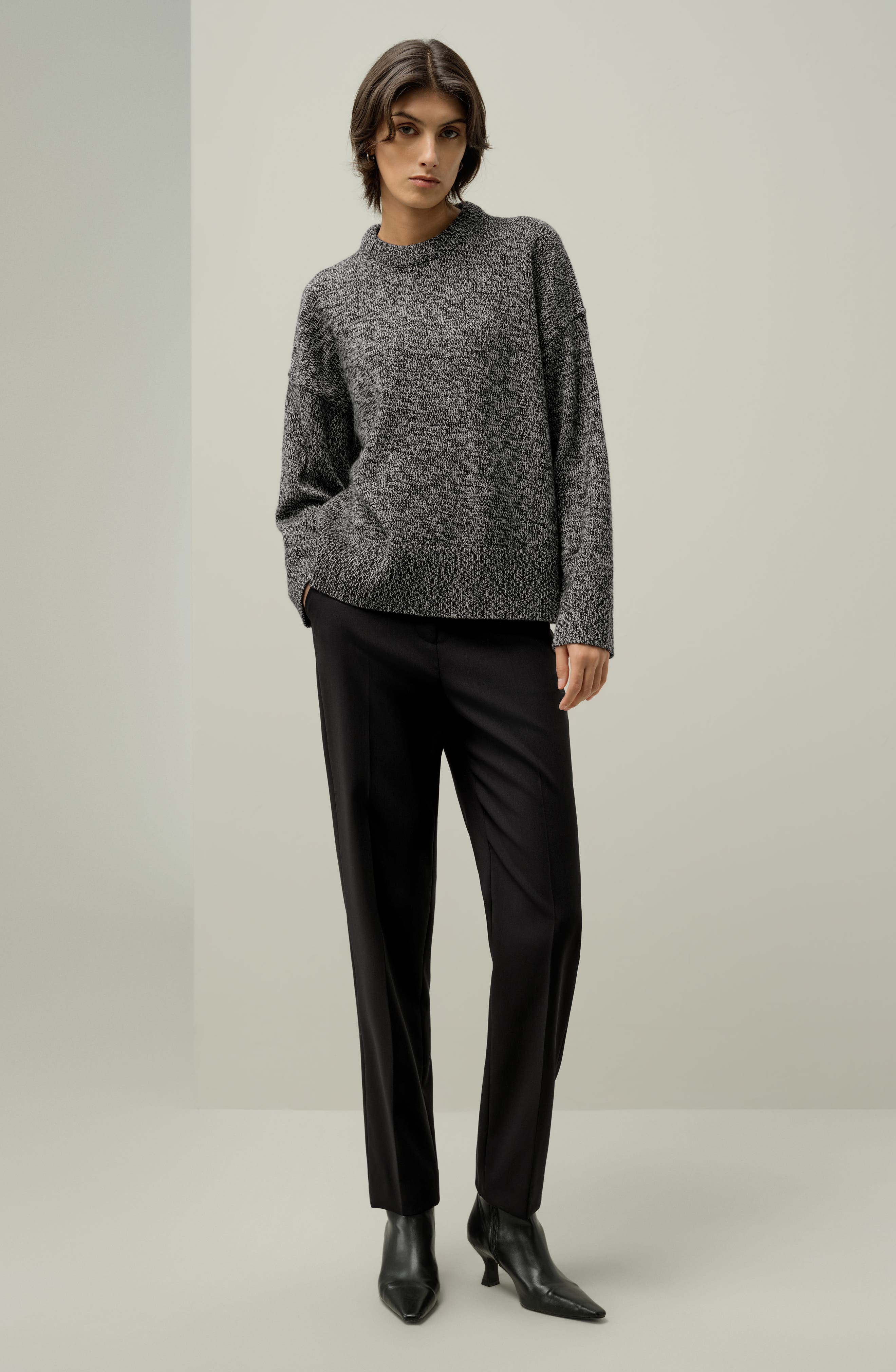 Oversized Crewneck Wool-Cashmere Sweater - image 2