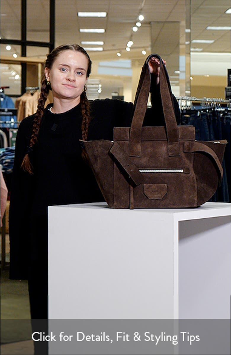 Perez Suede Tote, sales video thumbnail