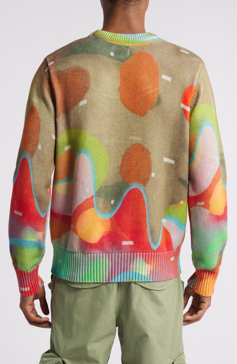 Billionaire Boys Club Thermal Astro Print Sweater, Alternate, color, Nomad
