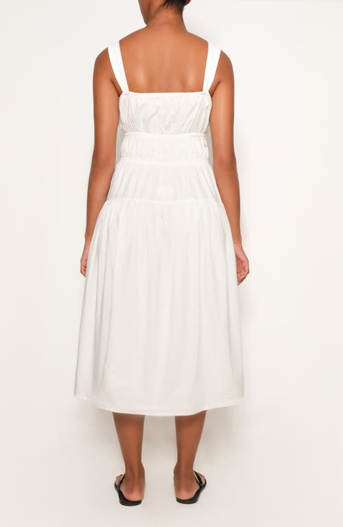 Shop The Lulo Project Bahia Tie Sleeveless Midi Dress