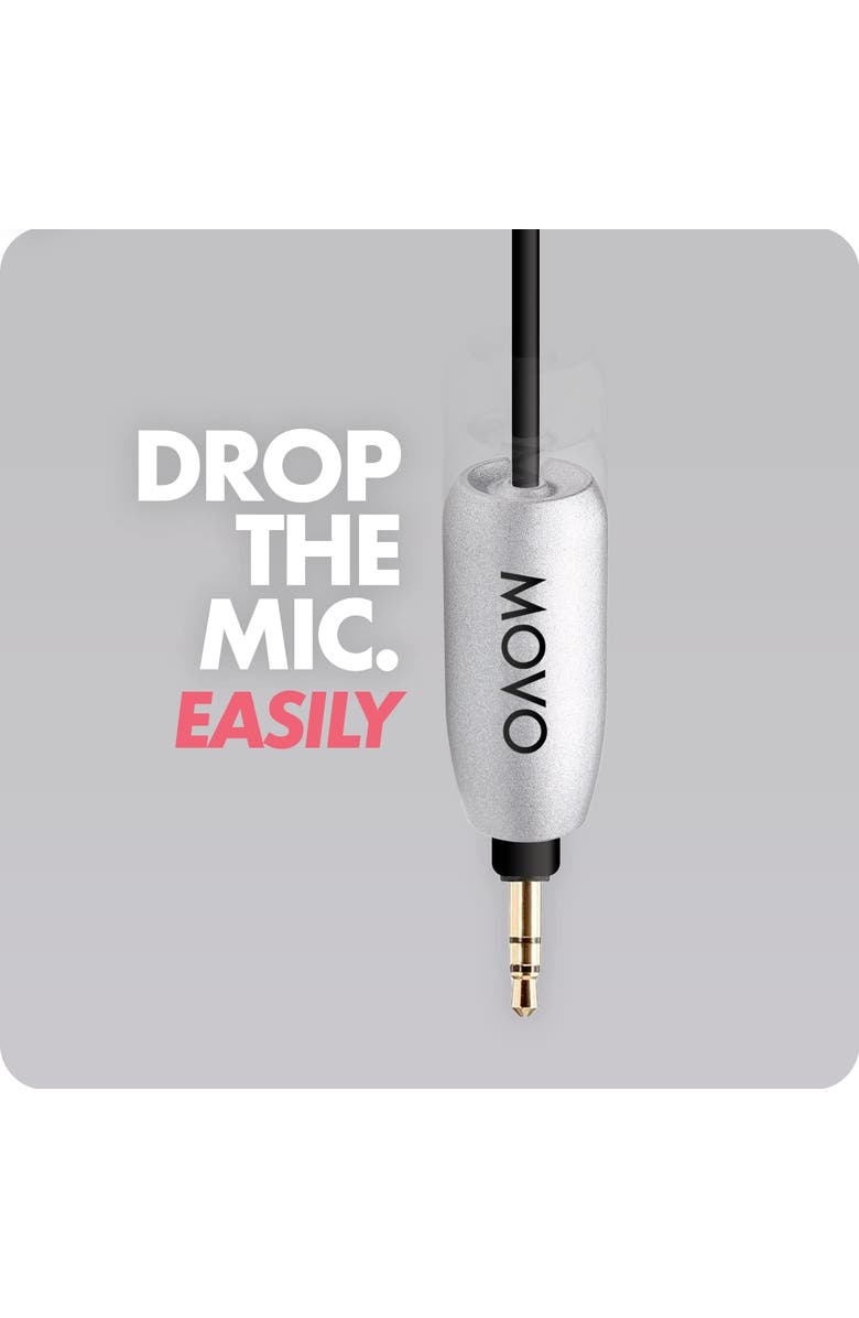 MOVO MIC'D Lav Mic Weight - Weight for Lavalier Microphone, Alternate, color, Black