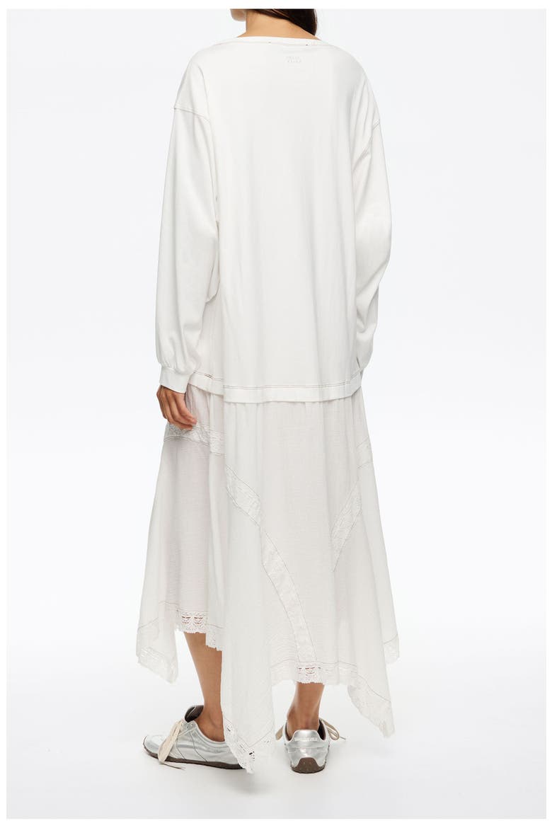 Asymmetric 2 1 Dress, Alternate, color, IVORY
