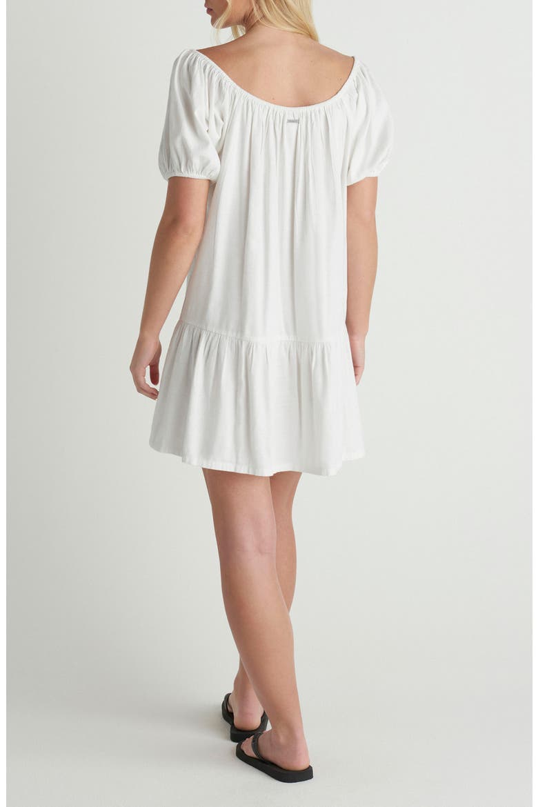 New Heights Cotton Blend Minidress, Alternate, color, OFF WHITE