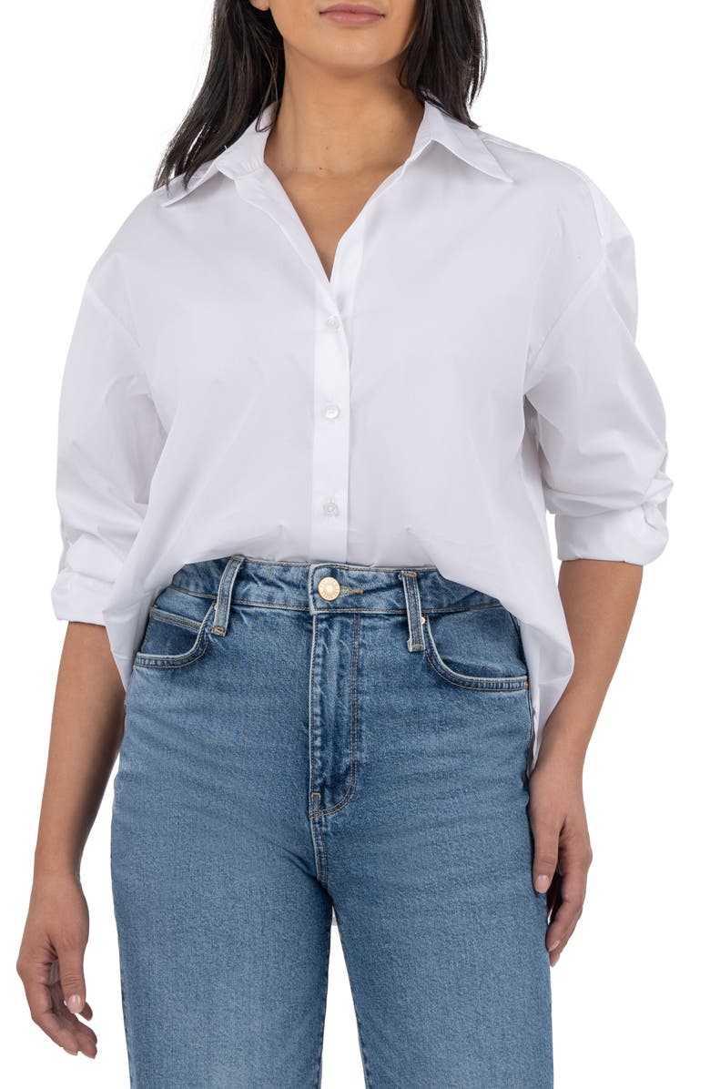 KUT from the Kloth Kaiya Boyfriend Shirt, Main, color, 