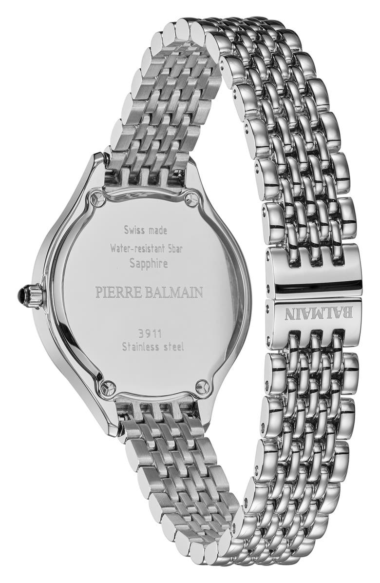 Balmain Beleganza Diamond & Mother-of-Pearl Bracelet Watch, 32mm, Alternate, color,