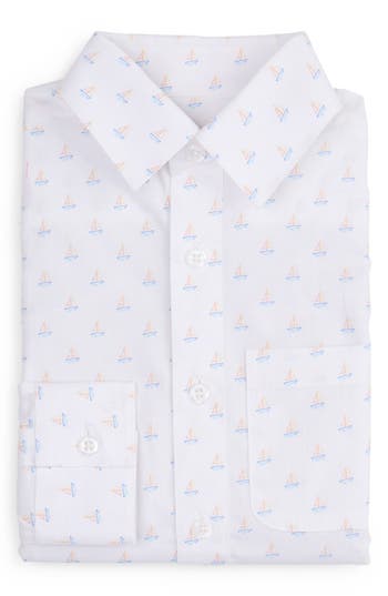 Appaman Kids' The Standard Print Cotton Button-up Shirt In Multi
