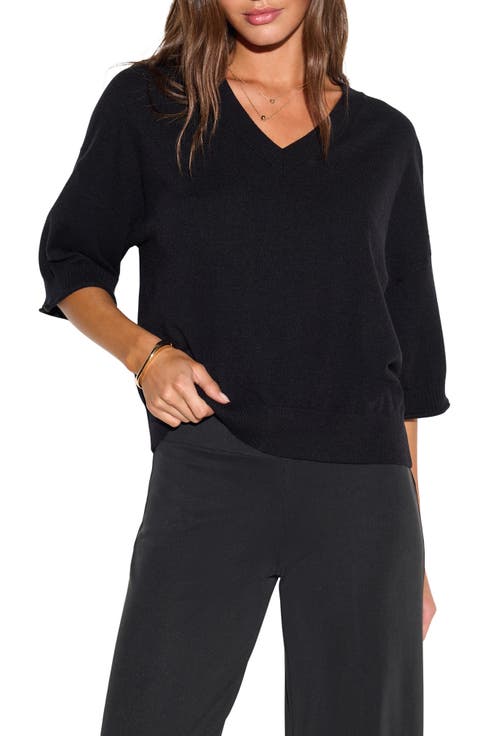 Cosmic Veil Bailey V Neck Sweater