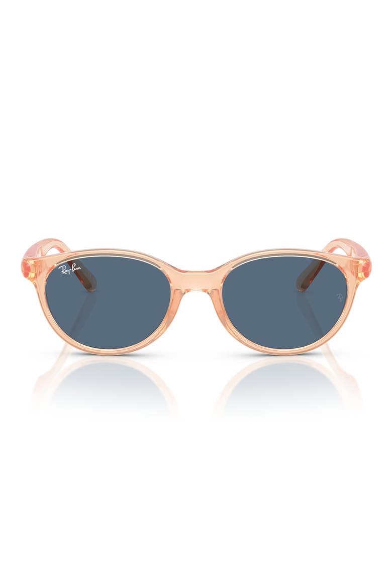 Kids' 47mm Oval Sunglasses, Main, color, DARK BLUE