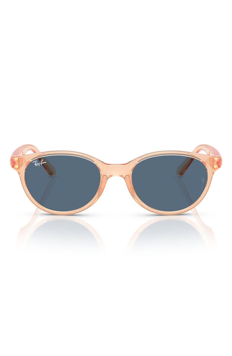 Ray-Ban Kids' 47mm Oval Sunglasses, Main, color, Dark Blue