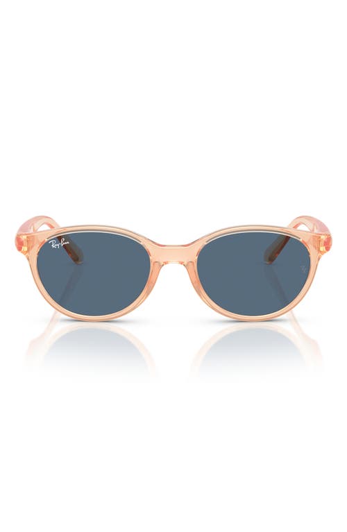 Ray Ban Ray-ban Kids' 47mm Oval Sunglasses In Dark Blue