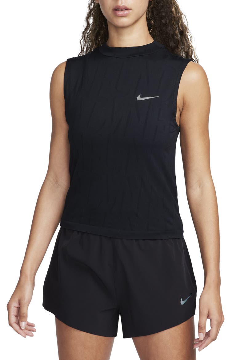 Running Division Tank Top, Main, color, BLACK