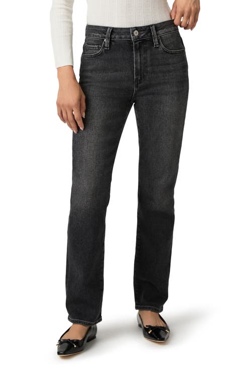 Cindy High Waist Ankle Straight Leg Jeans