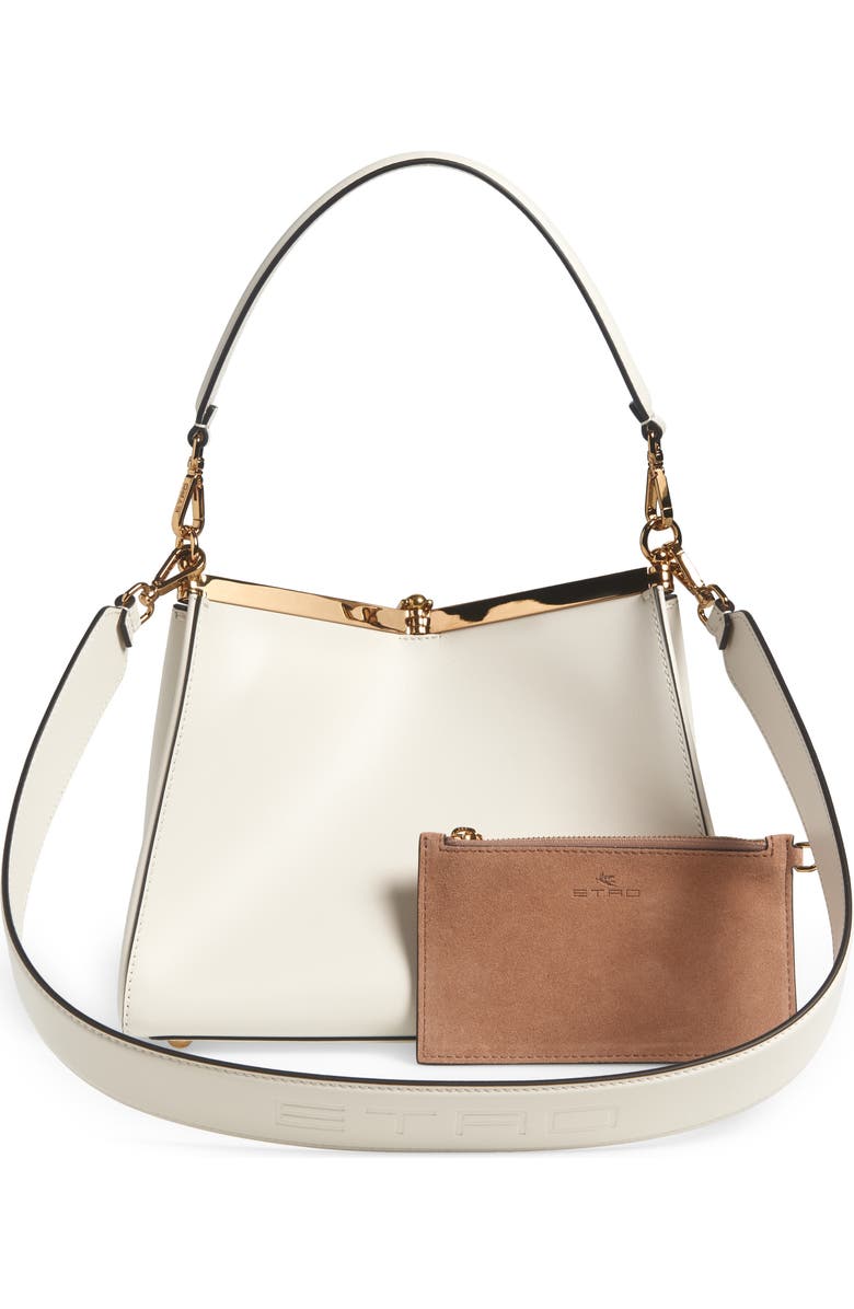 Etro Medium Vela Shoulder Bag, Alternate, color, White