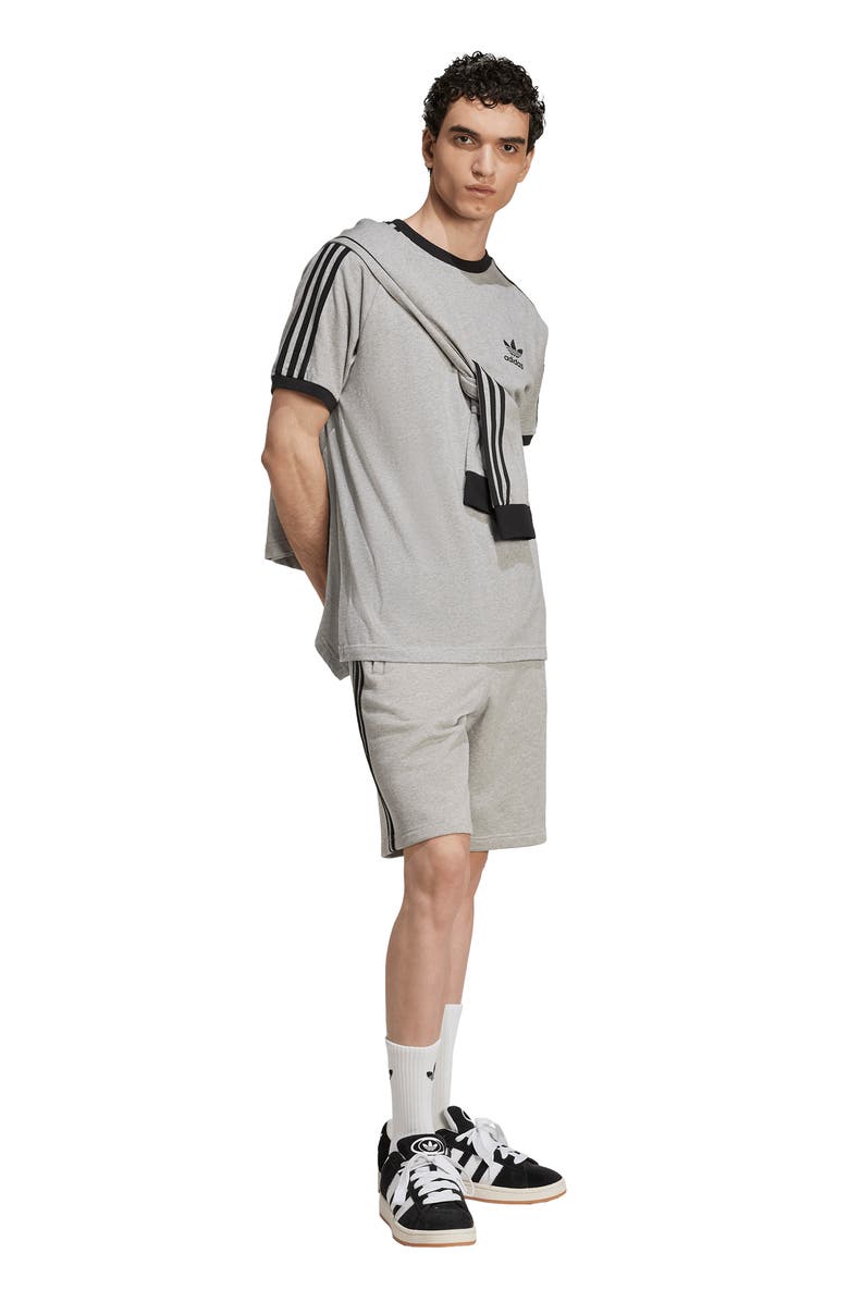 adidas Adicolor 3-Stripes Trefoil Logo French Terry Sweat Shorts, Alternate, color, 