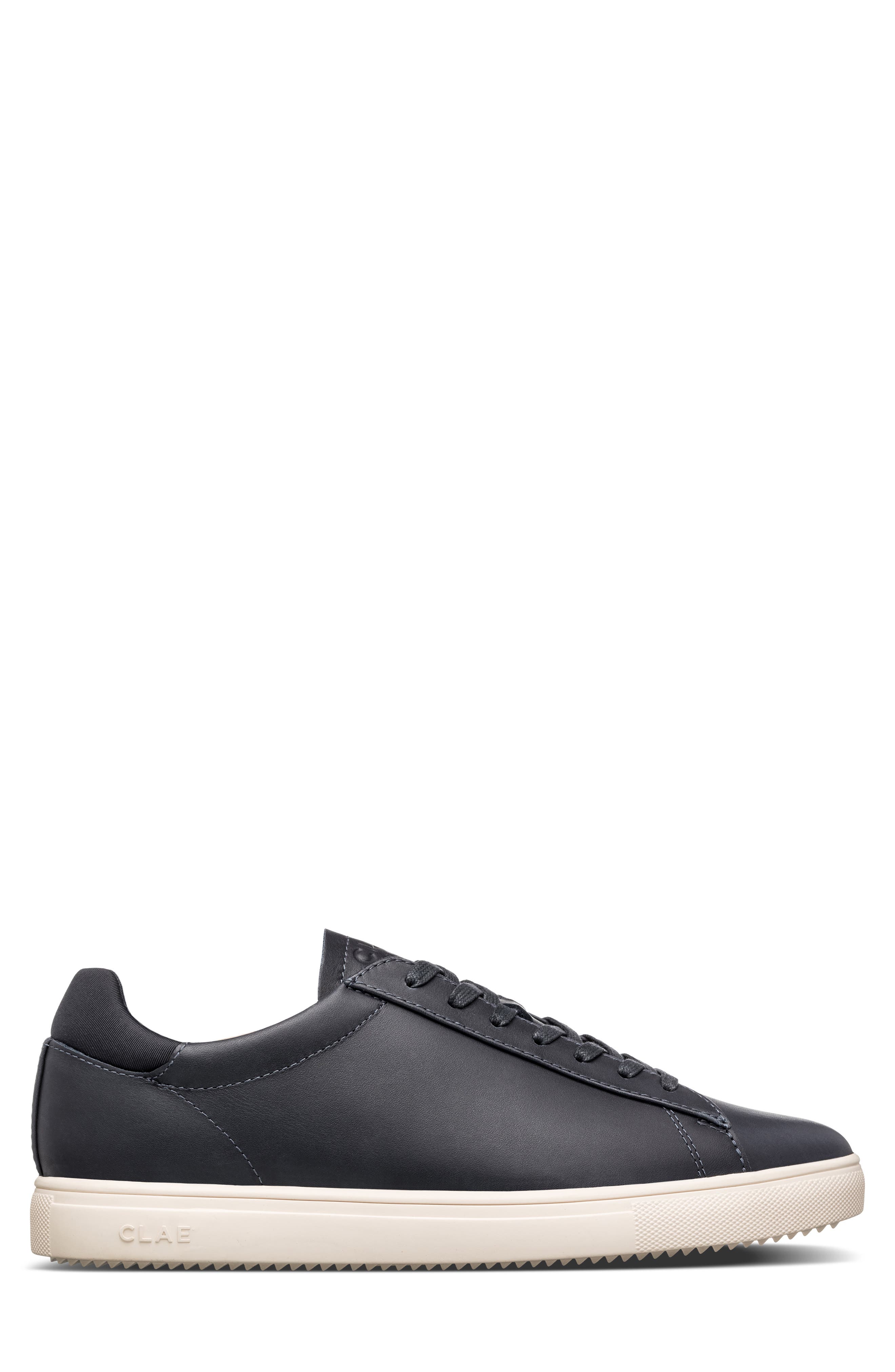 CLAE Bradley Water Repellent Sneaker, Alternate, color, Deep Navy Leather
