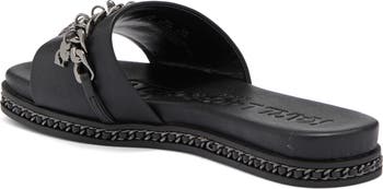 Basia Charm Chain Slide Sandal