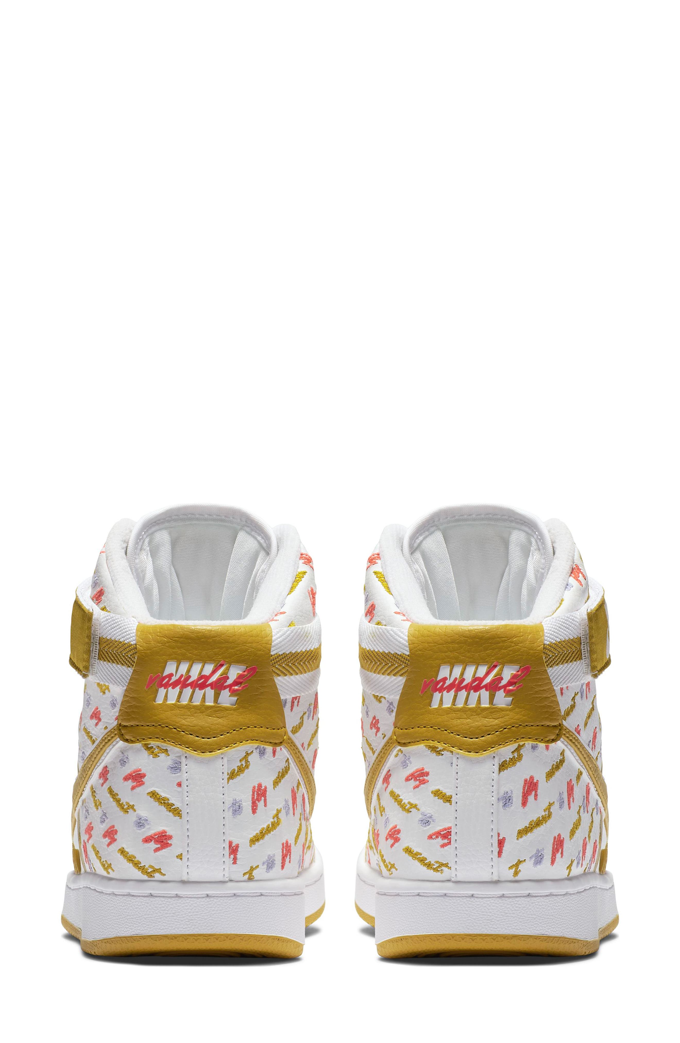 Vandal High Lux Sneaker, Alternate, color, WHITE/ CITRON/ TWILIGHT PULSE