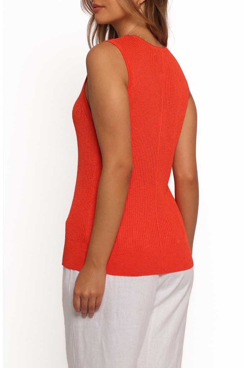 Parma Sweater Vest, Alternate, color, BLOOD ORANGE