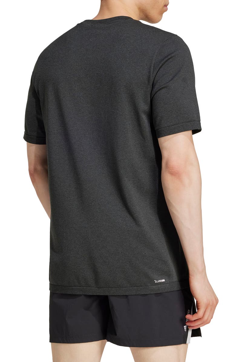 adidas Training Essentials Structure T-Shirt, Alternate, color, Black/ Grey