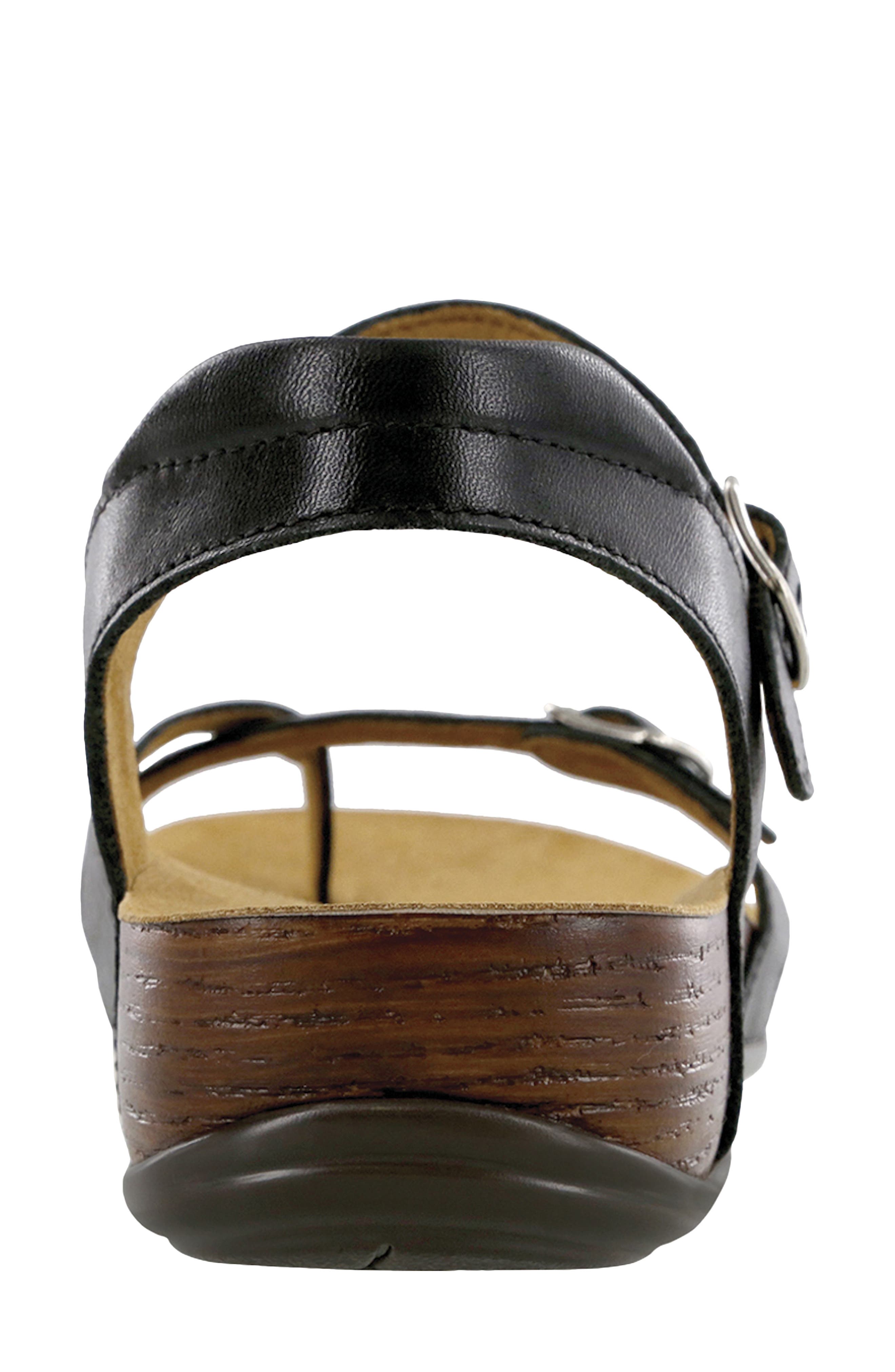 SAS Pampa Wedge Sandal, Alternate, color, Black