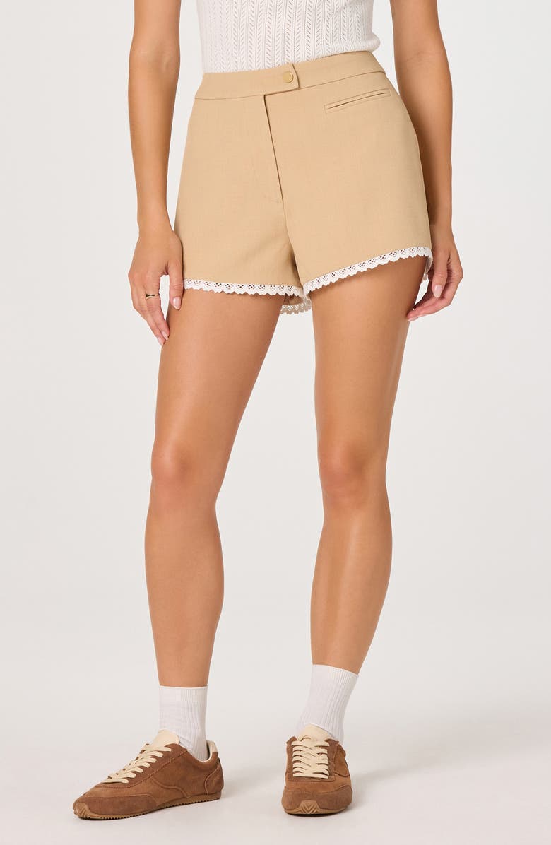 ASTR the Label Kya Mini Shorts, Main, color, Taupe