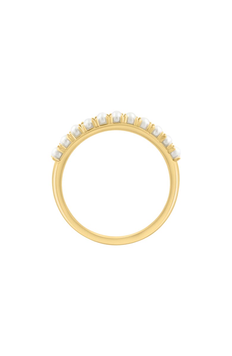 EFFY 14K Yellow Gold Cultured Freshwater Pearl Stackable Ring, Alternate, color, White