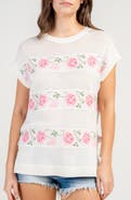 Beivy Rose Mohair Intarsia Sweater