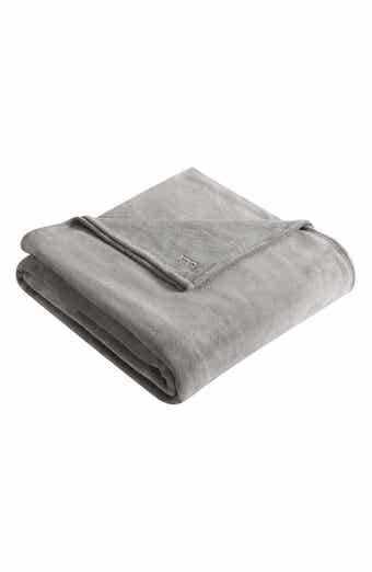 Kenneth Cole Solid Throw Blanket