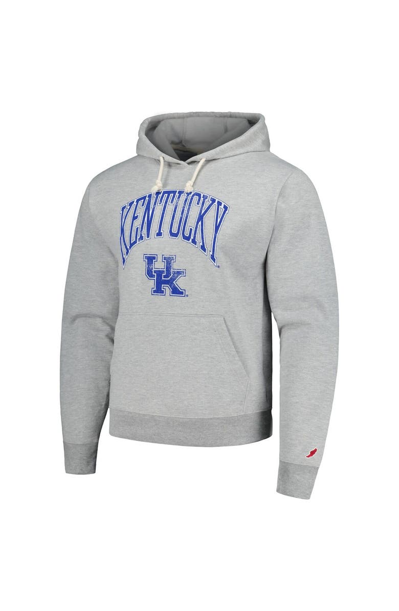 LEAGUE COLLEGIATE WEAR Men's League Collegiate Wear Heather Gray Kentucky Wildcats Tall Arch Essential Pullover Hoodie, Alternate, color, Heather Gray