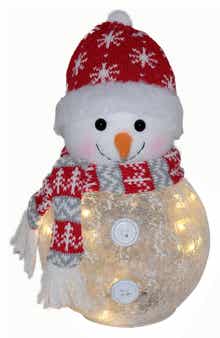 HOME ESSENTIALS AND BEYOND 9.75-Inch Lighted Chilly Snowman