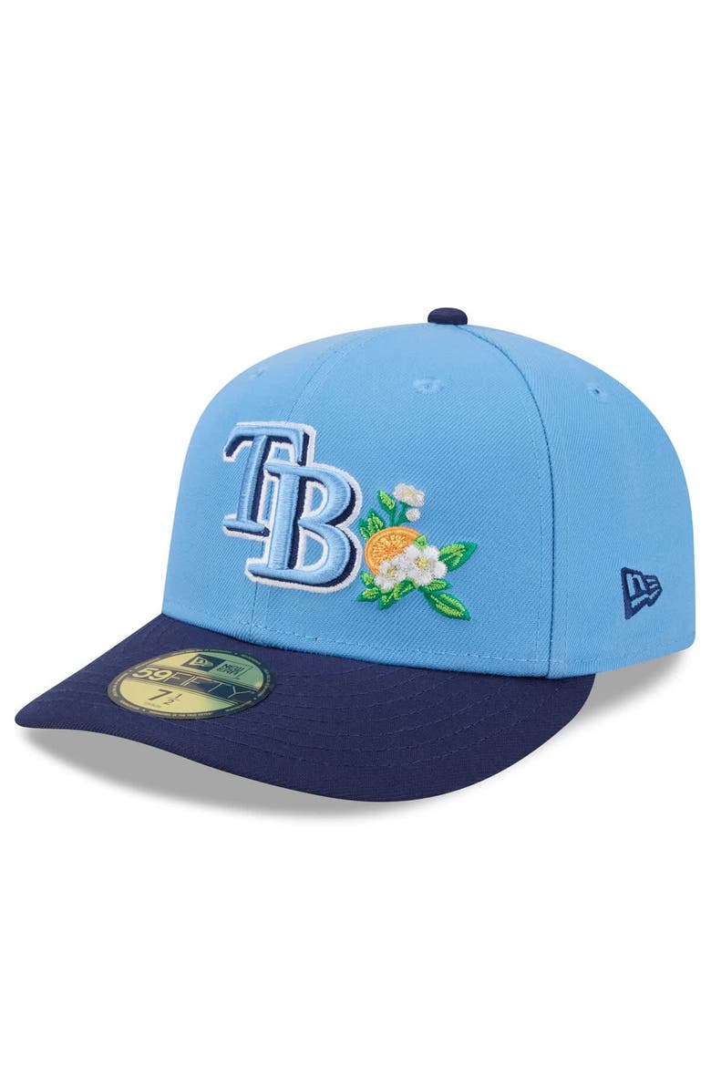 Men's New Era  Light Blue/Navy Tampa Bay Rays 2026 Spring Training 59FIFTY Fitted Hat, Alternate, color, Light Blue