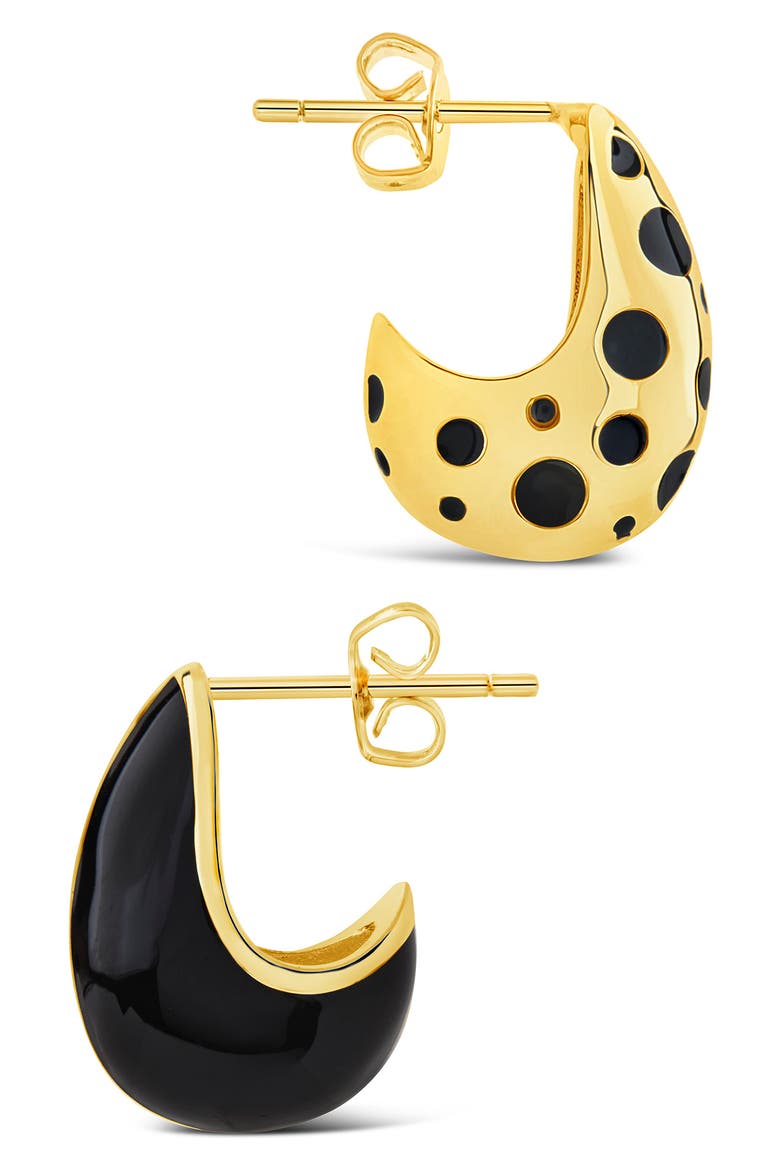 Lisha Hoop Earrings, Main, color, GOLD