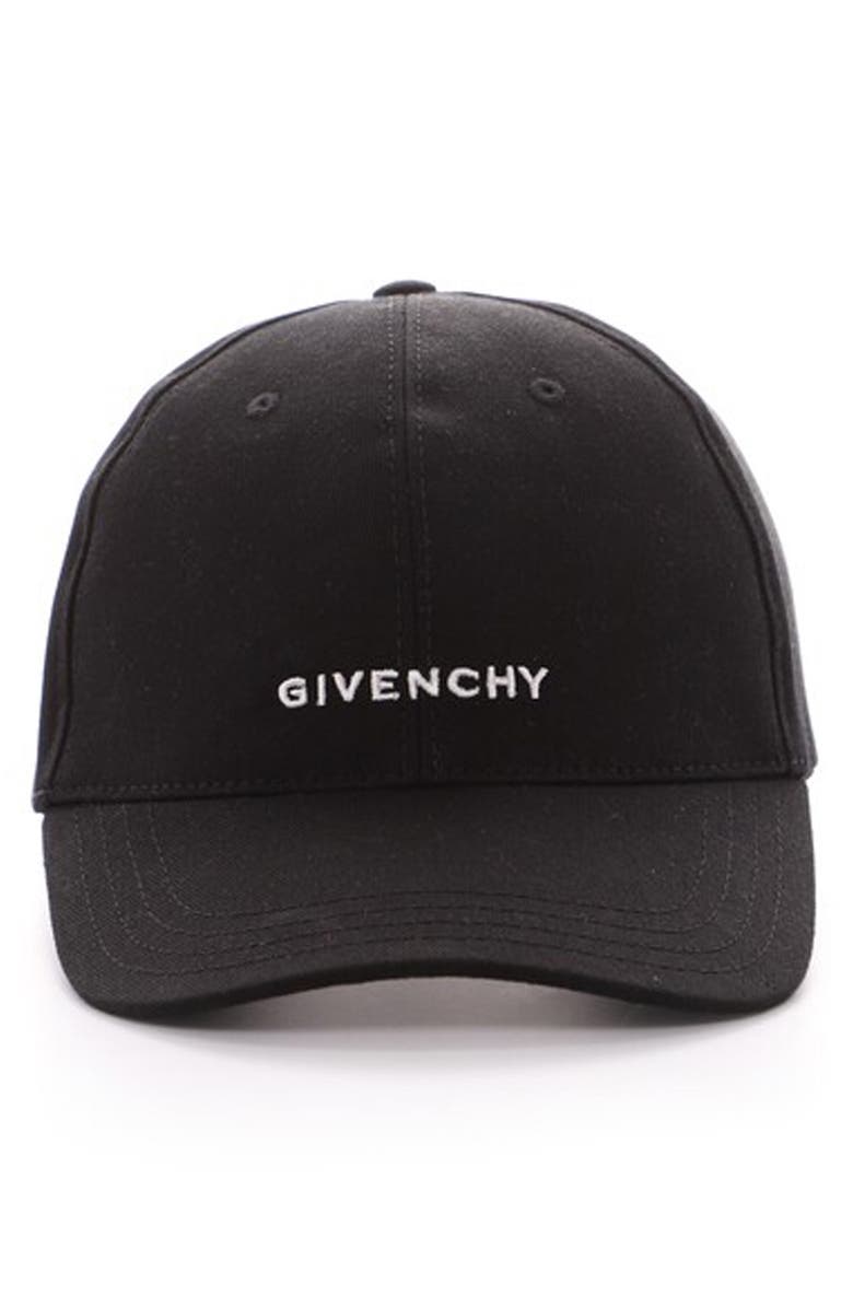 Givenchy Men's Logo Embroidered Baseball Cap, Alternate, color, Black