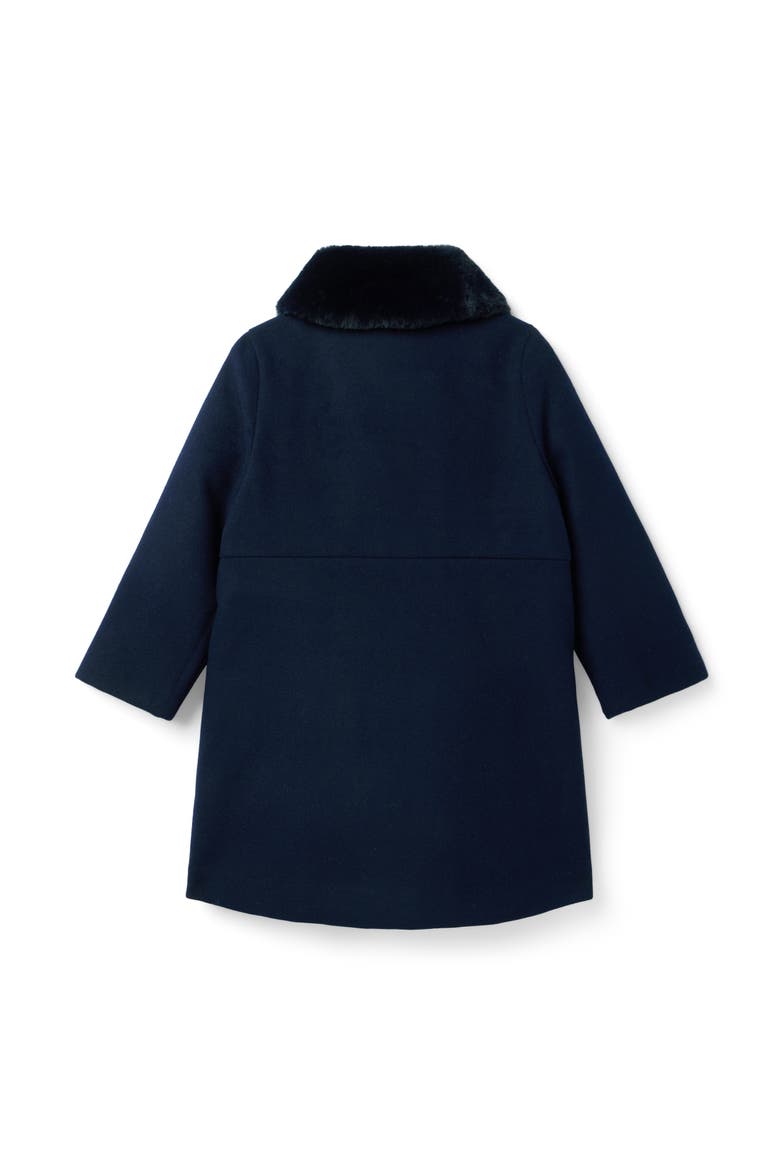 The Luxe Collar Coat, Alternate, color, Blue