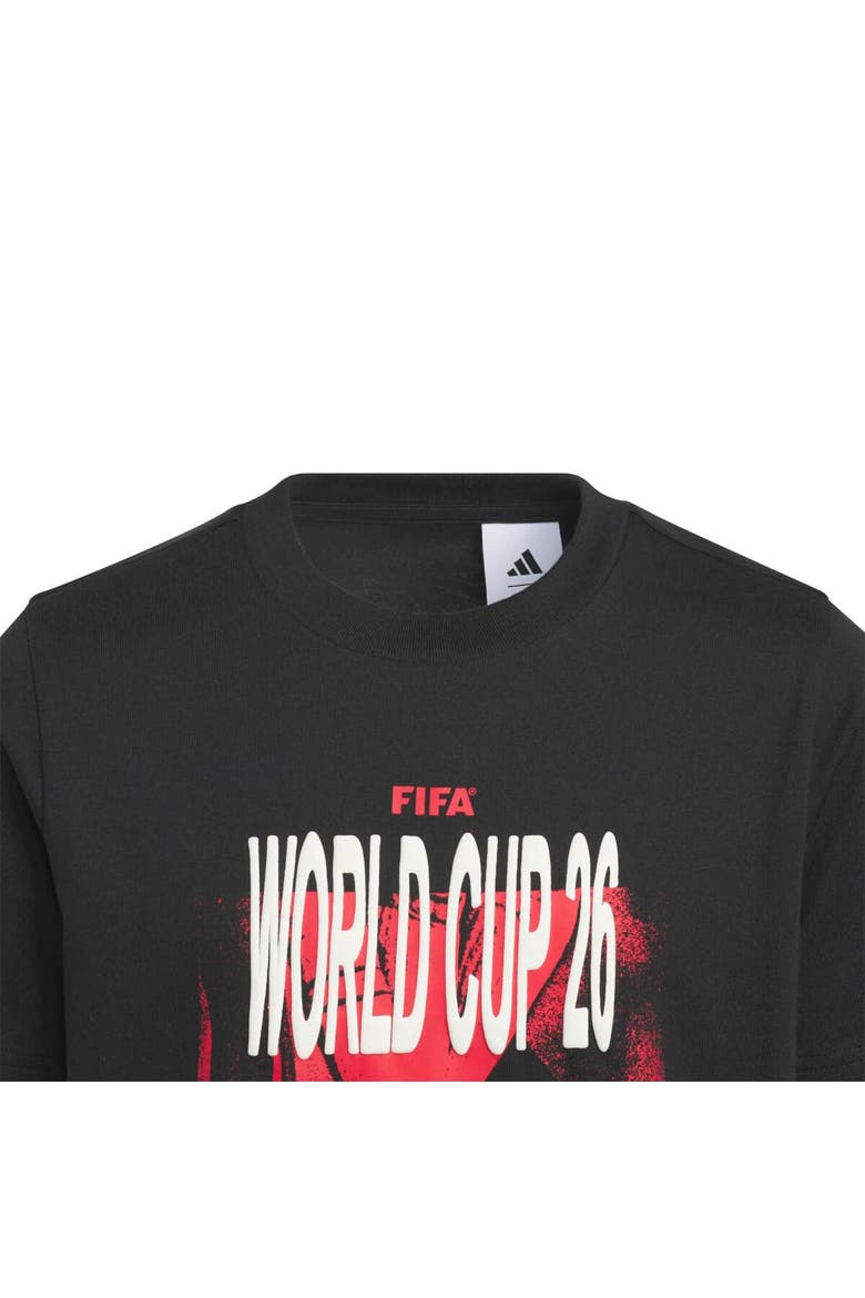 Youth adidas  Black 2026 FIFA World Cup Concert Series Tour T-Shirt, Alternate, color, Black