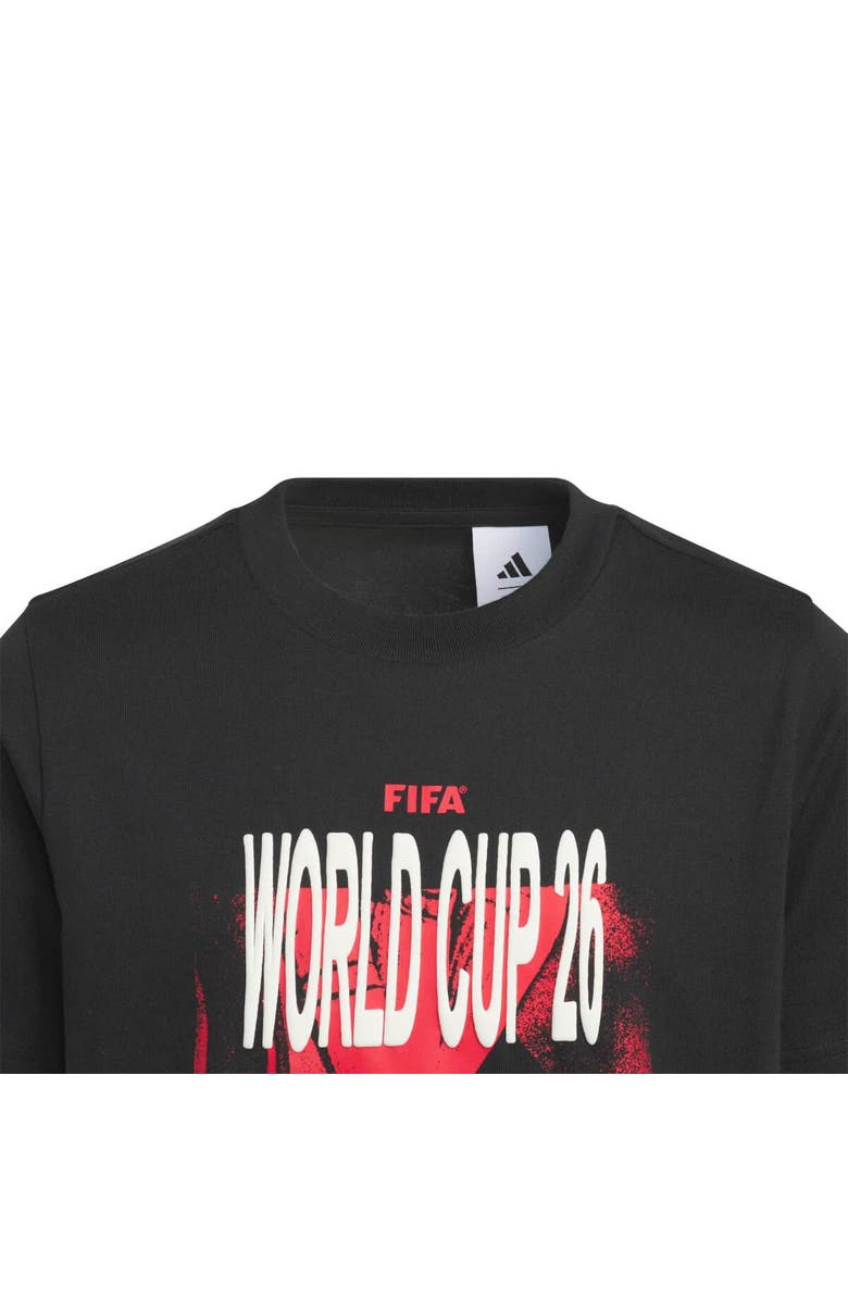 adidas Youth adidas Black 2026 FIFA World Cup Concert Series Tour T-Shirt, Alternate, color, Black