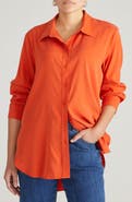 Universal Standard Cooling Oversize Button-Up Shirt