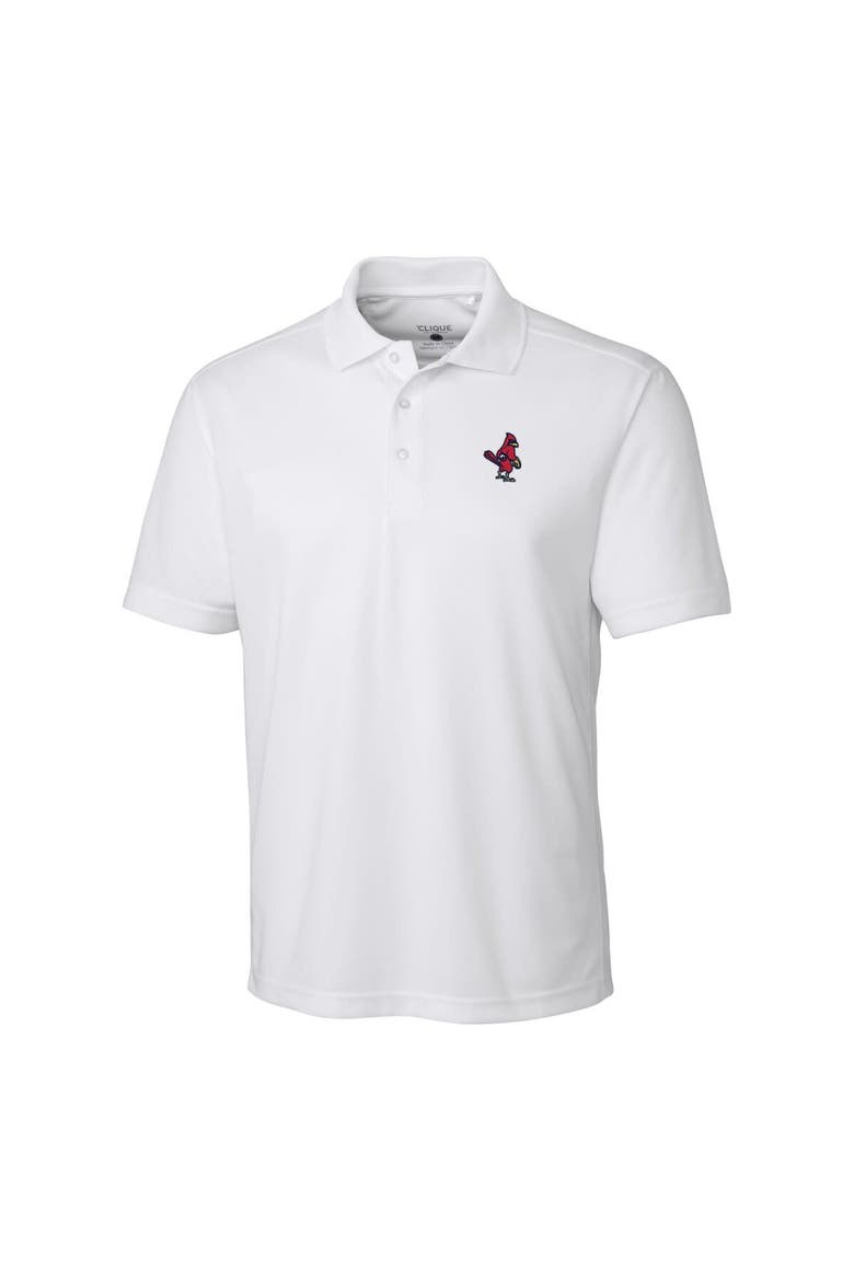 Men's Cutter & Buck  White Memphis Redbirds  Clique Ice Pique Tech Polo, Alternate, color, White